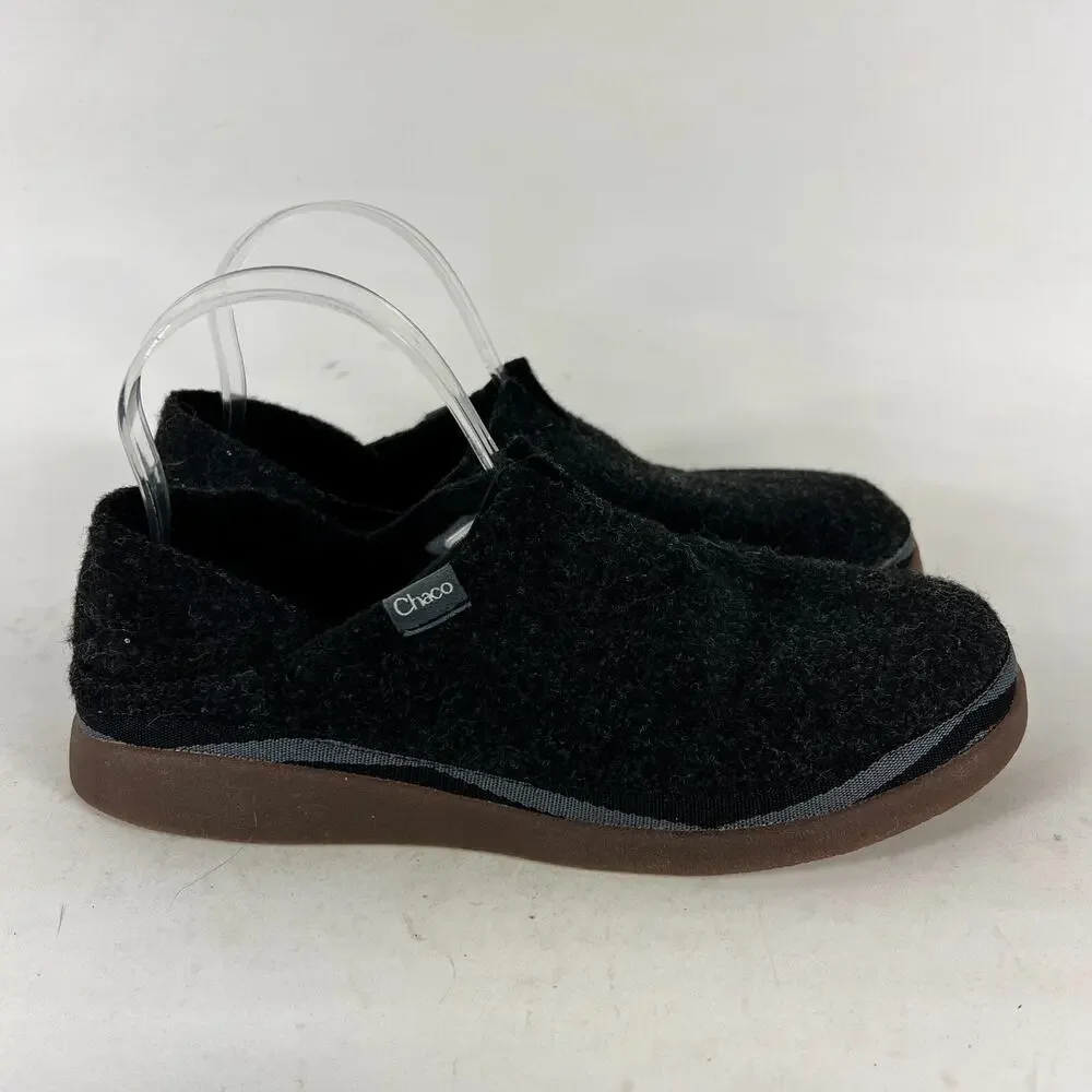 Chaco Revel Moccasin Men's 7 Black Slip On Low Round Toe Casual Shoes JCH107775